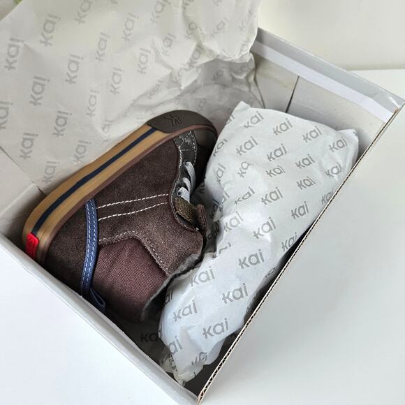See Kai Run NEW Dane Toddler Boy Brown Sneaker Boots Shearling Lined Size 8 NIB - Picture 15 of 15